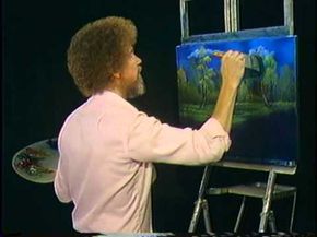 Bob Ross Painting Videos, Bob Ross Quotes, Bob Ross Art, Bob Ross Paintings, The Joy Of Painting, Oil Painting Tutorial, Winter Sun, Bob Ross, Happy Paintings