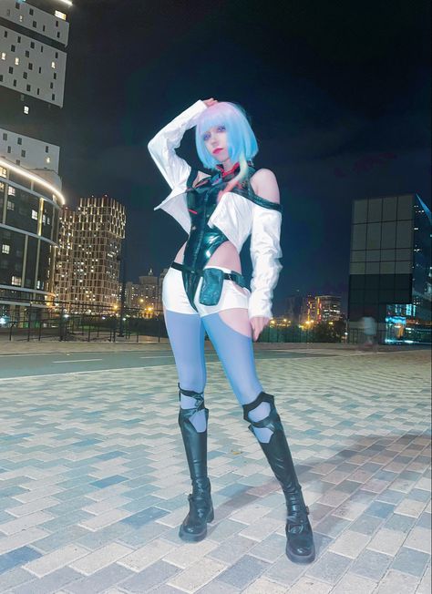 Cyberpunk Cosplay Female, Lucy Cyberpunk Cosplay, Cyberpunk Hairstyles, Lucy Cosplay, Lucy Costume, Lucy Cyberpunk, Cyberpunk Cosplay, Perfect Cosplay, Cyberpunk Edgerunners