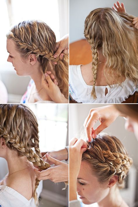 Russian Braids, Braids Hair, Beautiful Braids, Braid Hair, Up Girl, Hair Dos, Hair Designs, Hair Day, Diy Hairstyles