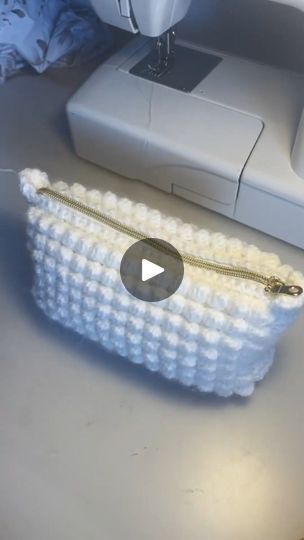 165K views · 3.2K reactions | Bubble bag tutorial🤍 #crochet #bubble #tutorial | Crochet Bag Creation | Crochet Bag Creation · Original audio Crochet Bubble Makeup Bag, Crochet Bubble Pouch, Bubble Crochet Bag, Crochet Bubble Bag, Makeup Bag Tutorials, Makeup Bag Pattern, Stitch Crochet, Zipper Pouch Tutorial, Bag Insert