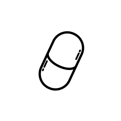 Chill Pill Drawing, Pill Drawing, Art Flash, Bottle Drawing, Svg Ideas, Rubber Hose, Png Icons, Tattoo Outline, Flash Art