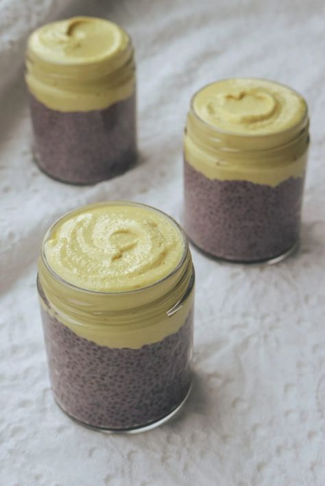 Gluten Free Egg Free Breakfast, Blueberry Chia Pudding, Blueberry Pudding, Easy And Healthy Breakfast, Egg Free Breakfast, Mediterranean Diet Meal Plan, Dairy Free Breakfasts, Gluten Free Egg Free, Cashew Cream