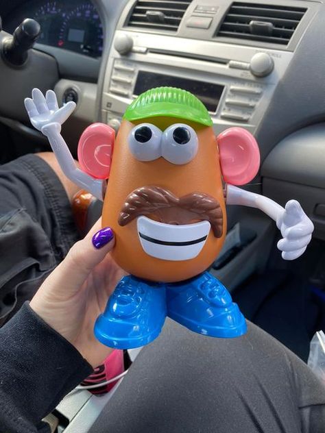 𝖒𝖊𝖗𝖊 𝖇𝖚𝖎𝖑𝖙 𝖎𝖙🚍 on Instagram: "George never had a Mr Potato head. 🥔
I bought it to put on a shelf.Takes me back. 🥹
He’s missing his butt door and his nose George said he must have done time 😂🤣" Mr Potato, Mr Potato Head, Potato Heads, Potato Head, Missing Him, A Shelf, Put On, Potato, Must Haves