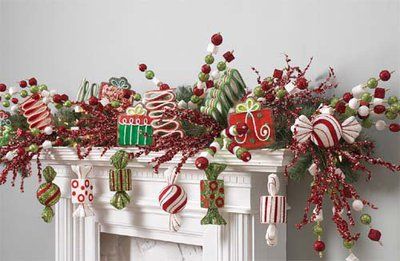 Christmas Shops, Heavenly Christmas, Christmas Mantles, Whoville Christmas, Christmas Decorating Ideas, Peppermint Christmas, Christmas Fireplace Decor, Christmas Mantel Decorations, Christmas Mantle