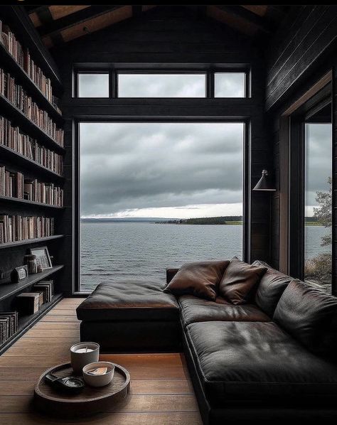 Dark Interiors, Dream House Interior, Home Library, Dream House Decor, Home Fashion, House Inspo, Dream Home Design, 인테리어 디자인, House Inspiration