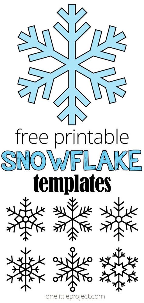 Over 35 free printable snowflake template pages to use for crafts and colouring. There are 12 different snowflake outline shapes that you can find in all different sizes! These snowflake templates are perfect for Christmas crafts or any winter activity where you might need a snowflake shape. Simple Snowflake Patterns For Kids Free Printable, Snowflake Pictures Free Printables, Holiday Shapes Free Printable, Free Paper Snowflake Patterns Printable Templates, Free Motion Snowflakes, Snowflake Stencils Printables Templates, Felt Snowflakes Diy, Free Printable Snowflakes, Snow Flakes Printable Frozen