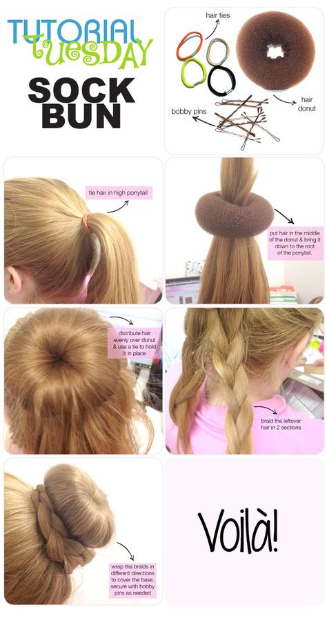 Image result for how to use the bun thing Hair Ties Tutorial, Donut Bun Hairstyles, Sock Bun, Favorite Hairstyles, Good Hair Day, Hair Dos, Gorgeous Hair, Bun Hairstyles, Up Hairstyles