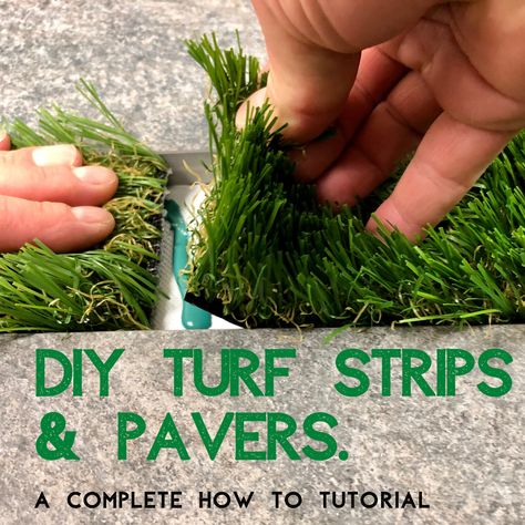 A Complete How To Tutorial Pavers And Turf Patio, Diy Turf And Pavers Backyard, Grass Between Pavers Diy, Diy Pavers And Turf, Artificial Turf And Paver Patio, Diy Turf Backyard, Arizona Patio Ideas, Turf Patio, Artificial Grass Backyard