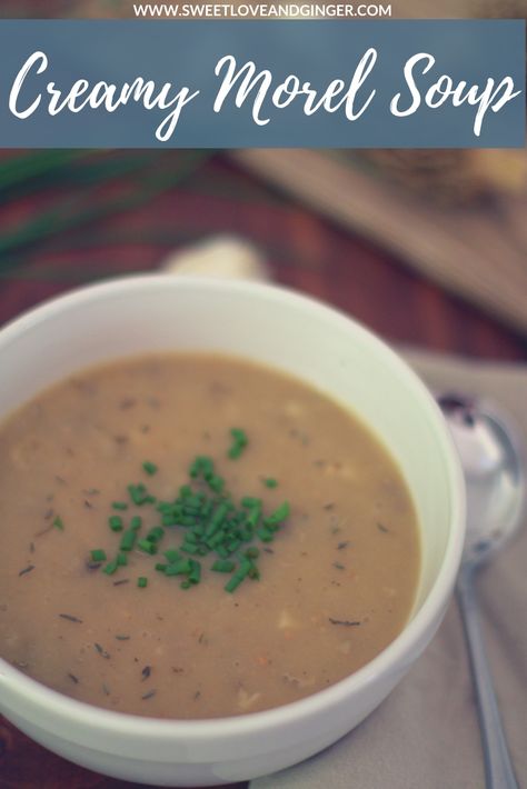 Morel Soup, Morel Recipes, Wild Mushroom Recipes, Low Carb Plan, Soup Vegan, Soup And Stew, Mushroom Recipes, Delicious Soup, Soup Recipes