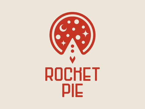 Rocket Pie – 02 by Chris Pecora Rocket Images, Mercury Logo, Place Logo, Sweet Logo, Express Logo, Local Pizza, Baking Logo, Pizza Shop, Logo Samples