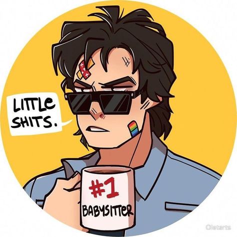 Steve Harrington Fanart, Office Stickers, The Office Stickers, Stranger Things Quote, Stranger Danger, Stranger Things Steve, Stranger Things Have Happened, Stranger Things Art, Stranger Things Aesthetic