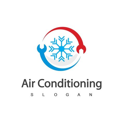 Hvac Logo, Air Conditioning Logo, Air Conditioner Design, Air Conditioning Maintenance, Refrigeration And Air Conditioning, Air Conditioner Installation, Hvac Company, Logo Design Collection, Air Conditioning Services