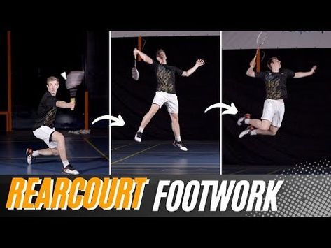 (15) The right Rearcourt Footwork for every situation | Badminton Tutorial - YouTube Badminton Tutorial, Badminton, China