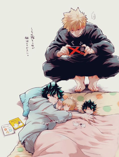 가족 일러스트, Bakugo Katsuki Fanart Cute, Bakugou Manga, Anime Cupples, Anime Funny Moments, Katsuki Bakugo, Boku No Hero Academia Funny, My Hero Academia Episodes, My Hero Academia Manga