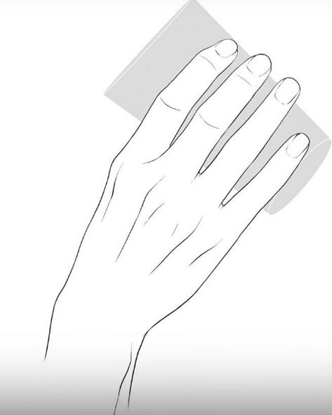 Hand Drawing Front View, Hand Holding Wrist Drawing, Anime Hand Holding Pencil, Hand Holding Pencil Drawing, Sketch Of A Hand Holding Something, Cafe Design, Character Illustration, Art Tutorials, Peace Gesture