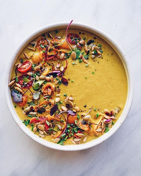 Sungold Tomato Gazpacho via @feedfeed on https://thefeedfeed.com/alison__wu/sungold-tomato-gazpacho Tomato Gazpacho, Great Dinner Recipes, Gazpacho Recipe, Gazpacho, Vegan Dishes, Beautiful Food, Meals For The Week, Food Photo, Soups And Stews