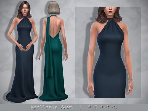 Sims 4 Party Dress, Sims 4 Long Dress, Sims 4 Cc Formal Dresses, Sims 4 Cas Mods, Sims 4 Expansions, Look Formal, Sims 4 Dresses, Sims Four, Sims4 Clothes