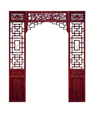 Chinese Column Design, Chinese Interior Design Traditional, Chinese Gate, Chinese Window, Chinese Style Interior, Chinese Door, Chinese Wedding Decor, China Architecture, Chinese Interior