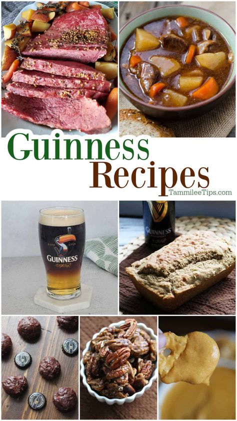 Guinness Dessert Recipes, Recipes With Guinness Beer, Guiness Beer Recipes, Recipes Using Beer, Cooking With Beer Recipes, Recipes With Beer, Guinness Punch, Pub Recipes, Baking With Beer