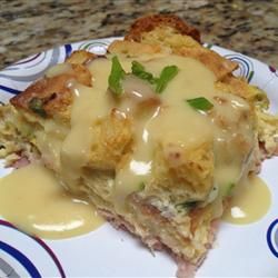 Eggs Benedict Casserole Recipe - Allrecipes.com Wife Saver Breakfast, Wife Saver, Breakfast Pizza Crescent Roll, Bacon Casserole Recipes, Low Carb Veggie, Benedict Casserole, Eggs Benedict Casserole, Hashbrown Breakfast Casserole, Crockpot Breakfast