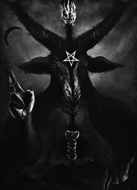 Pin on ✧･ﾟThe Devil✧･ﾟ Lucifer Devil, Satanic Goat, Skull Art Print, Dark Art Photography, World Of Darkness, Occult Art, Dark Wallpaper Iphone, Dark Art Illustrations, Scary Art