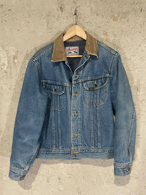 Vintage Vintage Storm Rider Lee Denim Jacket corduroy collar | Grailed Lee Denim Jacket, Oc Fashion, Jacket Corduroy, Western Fits, Guys Clothing Styles, Lee Denim, Duck Canvas, Men's Outerwear, Vintage Stuff