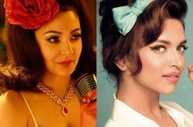 6 Different Retro Looks to Stand Out in Crowd Bollywood Eyeliner, 70s Eyeliner, Retro Look Bollywood, Party Eyeliner, 70s Bollywood, Actress Makeup, Retro Prom Dress, Bollywood Makeup, Bollywood Retro