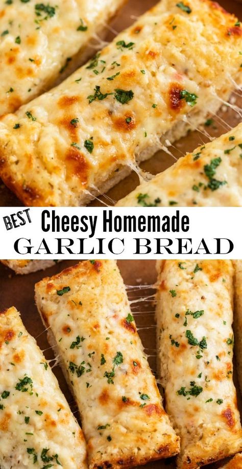 Easy Sides To Make For Dinner, Fast Easy Delicious Dinners, Easy And Fast Bread Recipes, Things To Make With Yeast Easy Recipes, Food Recipes Picky Eaters, Easy Cheese Bread Sticks, Eggless Recipes Dinner, Drumsticks Sides Dishes, Dinner Receipts For Two