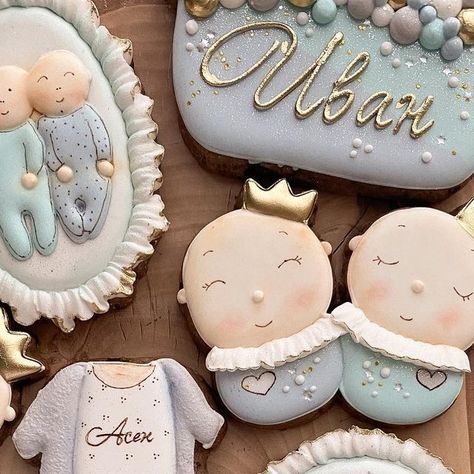 IamCookieland on Instagram: "Cookies for twins 👶👶 🤍🤍" Twins Cookies Decorated, Twin Cookies, Instagram Cookies, Twin Baby Boys, Shower Cookies, Baby Shower Cookies, Iced Cookies, Cookie Designs, Twin Babies