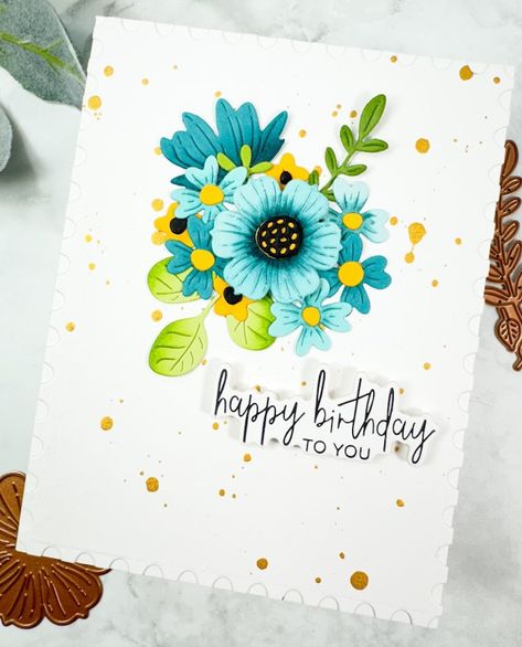 Club Blooms Spellbinders, Spellbinders Club Blooms, Have A Fabulous Day, Wednesday Friends, Spellbinders Cards, Simple Look, Hello Cards, Card Making Inspiration, Happy Wednesday