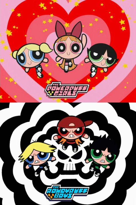 Powerpuff Boys, Double Couple, Powerpuff Kızları, Power Puff Girls Z, Powerpuff Girls Cartoon, Super Nana, Powerpuff Girls Wallpaper, Powerpuff Girls Fanart, Rowdyruff Boys