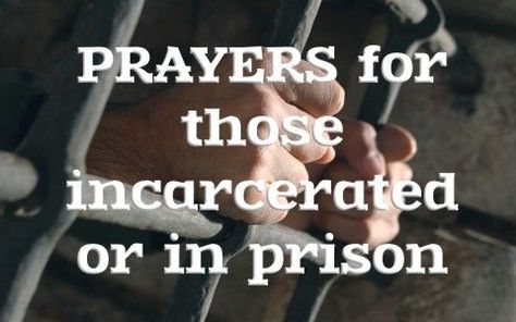 Here are six prayers that you can send to a prisoner or someone who’s in prison now can use. ~ Prayers for their Family ~ Father, we pray for those who are incarcerated, but we also pray for their families that they would receive the care and attention they need, and have their physical, emotional, and spiritual needs met by other family members, friends, church members, or someone else. [...] Encouraging Words For Men, Inmate Quotes, Prayer For My Brother, Jail Quote, Best Prayers, Inmate Love, Prison Quotes, Love Letter For Boyfriend, Prayer For Son