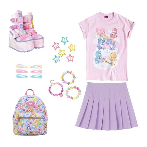 #simpledecora #decorakei #decora #pastel #inspiration #outfits Decora Clothes, Decora Fashion, Decora Fashion Outfits, Decora Outfits, Decora Kei Fashion, Kidcore Outfit, Harajuku Decora, Odd Fashion, Japan Outfit