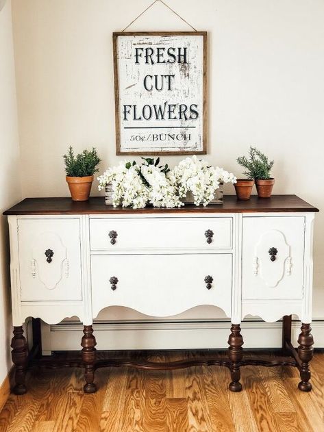 Antique Sideboard Buffet, Buffet Makeover, Painted Buffet, Antique Buffet, Using Chalk Paint, Antique Sideboard, Texture Paint, Annie Sloan Chalk Paint, Milk Paint