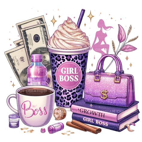 Free Pictures Image, Lady Boss Wallpaper, Free Clip Art Downloads, Cute Sublimation Designs, Purple Images, Image Girly, Etsy Clipart, Love Clipart, Sticker Design Inspiration