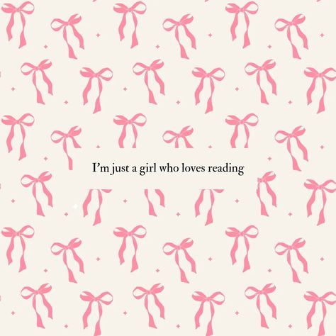 I'm just a bookish girl 🥰 #bookish #bookmeme #bookhumor #readerproblems #readerhumor #tbr #bookshop #Bookstagram #bookgirly Pink Books Wallpaper Aesthetic, Pink Bookish Wallpaper, Book Sale Poster Design, Bookish Icons, I Am Just A Girl Aesthetic, Bookish Widgets, Bookish Pfp, Booktube Aesthetic, I’m Just A Girl