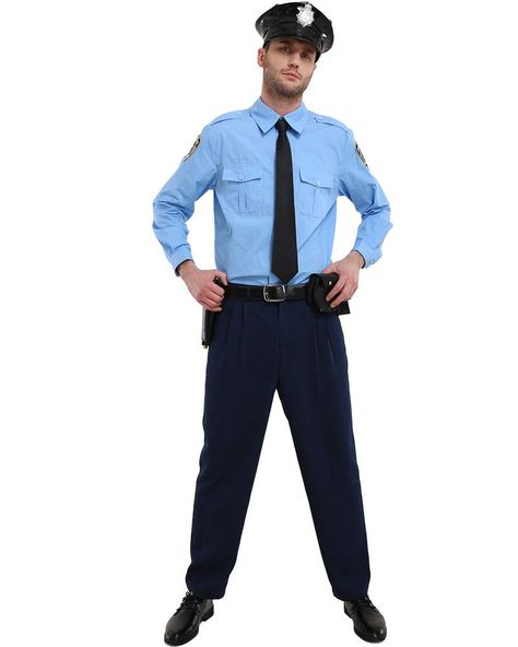 Police Officer Uniform, Cop Outfit, Officer Costume, Police Officer Costume, Officer Uniform, Make Way For Ducklings, Police Outfit, Blue Uniform, Police Shirts