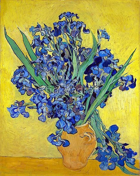 Irises Flowers, Van Gogh Flowers, Van Gogh Exhibition, Van Gogh Irises, Vincent Van Gogh Art, Flowers Vase, Arte Van Gogh, Impressionist Artists, Van Gogh Paintings