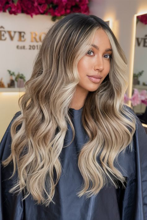 Top 27 Fall Hair Highlights 2024: Lowlights for Brunettes and Blondes with Stunning Dimensional Styles Fall Blonde Brown Hair, Super Blonde Hair With Lowlights, Lowlights On Dark Blonde Hair, Fall Hair Highlights And Lowlights, Blonde Balayage Caramel, Fall Lowlights, Heavy Blonde Highlights On Brown Hair, Low Lights In Blonde Hair, Blonde Partial Highlights