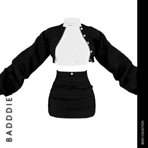 BADDDIESIMS — BADDDIESIMS BASIC COLLECTION ( FREE PATREON ) ... Sims4 Cc Tops Female, Sims Patreon Clothes, Clothes Sims4 Cc, Sims 4 Cc Patreon Free Clothes, Sims 4 Cc Casual Clothes, The Sims 4 Outfits, Sims Cc Dress, S4cc Clothing, Sims 4 Black Hair