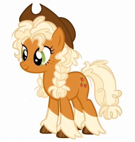 Mlp Braided Hair, Mlp Redesigns Rarity, Mlp Applejack Redesign, Mane 6 Redesign, Mlp Mane 6 Redesign, Mlp Curly Hair, Mlp Hairstyles Ideas, Mlp Characters Ponies, Pony Oc Ideas