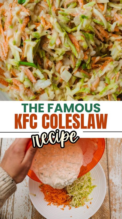 Here is a Coleslaw Recipe Kfc Coleslaw Recipe, Making Fried Chicken, Coleslaw Recipe, Shredded Carrot, Coleslaw, Copycat Recipes, Fried Chicken, Side Dishes, Dinner Recipes