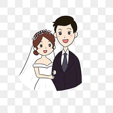 Husband And Wife Cartoon, Married Couple Cartoon, Married Cartoon, Marriage Hand, Marriage Cartoon, Cartoon Elements, Bride Clipart, Happy Clipart, Lego Wedding