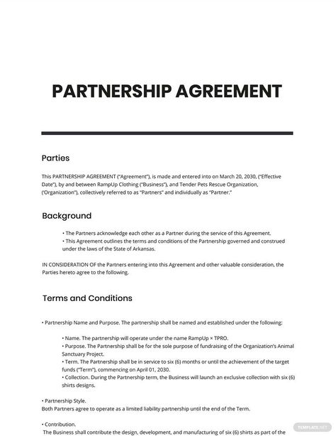 Startup Partnership Agreement Template in Word, PDF, Google Docs, Pages - Download | Template.net Partnership Agreement Contract, Partnership Agreement Templates, Business Partnership Agreement, Application Letter Template, Employment Form, Domestic Partnership, Partnership Agreement, Purchase Agreement, Fancy Chickens