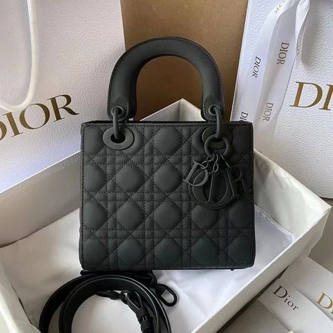 Matte Black Lady Dior, Bulgari Bag, Lady Dior Mini, Rebecca Minkoff Crossbody Bag, Casual Purse, Canvas Leather Bag, Black Lady, Brahmin Bags, Brown Leather Handbags