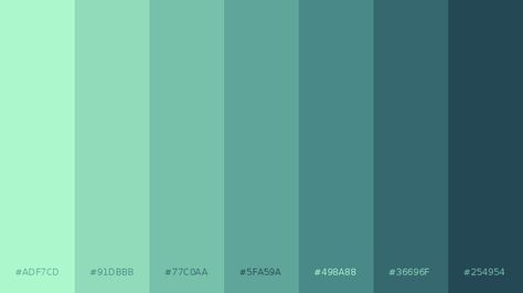 Seafoam Seafoam Color Scheme, Tosca Pallete Color, Seafoam Colour Palette, Mint Pallete Color, Seafoam Green Palette, Mint Green Colour Palette, Seafoam Color Palette, Seafoam Palette, Seafoam Green Color Palette