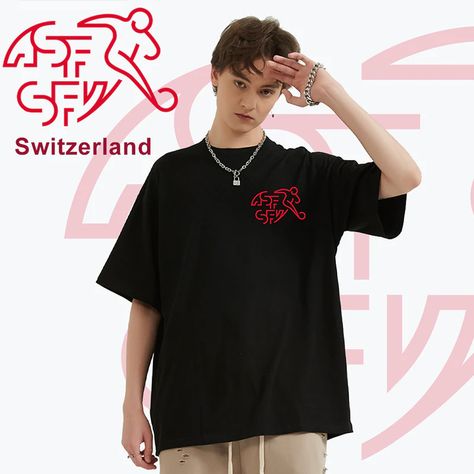 The FIFA World Cup - Qatar 2022 Switzerland – AeeTee His Personality, Qatar 2022, He Or She, Fifa World Cup, Qatar, Fifa, World Cup, Cotton T Shirt, Switzerland