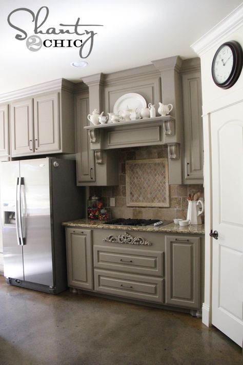 gray kitchen cabinets... Link and info to grey paint color! Love it Gray Kitchen Cabinets, Valspar Paint, Gray And White Kitchen, Gray Cabinets, Painting Kitchen, Gray Kitchen, New Kitchen Cabinets, Grey Kitchen Cabinets, Kitchen Cabinet Colors