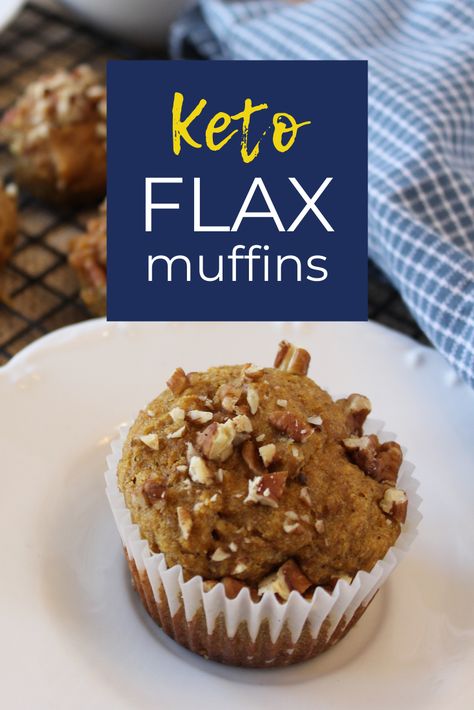 Flax Meal Muffins, Flax Seed Muffins, Flax Muffins, Keto Breakfasts, Seed Recipes, Seed Muffins, Low Carb Muffins, Keto Friendly Desserts, Low Carb Breakfast Recipes