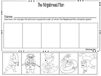 Ninjabread Man By C.J. Leigh Ninjabread Man Craft, Ninjabread Man, Gingerbread Unit, December Activities, Man Crafts, Character And Setting, Busy Bees, Man Character, Busy Bee